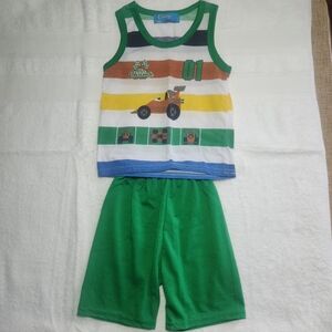 Colorful Kids Racing Car Matching Set